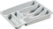 Curver bestekbak 6 vakken M - 29x36x6 cm - lichtgrijs