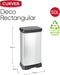 Curver Decobin Duo Prullenbak - 23L+23L - Rechthoekig - Metallic