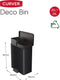 Curver Decobin Duo Prullenbak - 26L+26L - Rechthoekig - Zwart