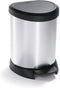 Curver Decobin Pedaalemmer - 5L - Metallic