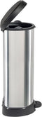Curver Decobin - Prullenbak - 40 liter - Zilver Metallic
