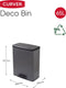 Curver Decobin Prullenbak - 65L - Rechthoekig - Cool Grey