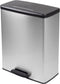 Curver Decobin Prullenbak - 65L - Rechthoekig - Zilver Metallic