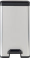 Curver Decobin Slim Prullenbak- 25L - Metallic