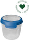 Curver Grand Chef Eco Vershoudbakje - 0,4L - Rond - Transparant/Donkerblauw