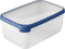 Curver Grand Chef Eco - Vershoudbakje Rechthoekig - 5,4L - Transparant/Donkerblauw