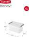Curver Handy+ Opbergbox - 15L - 5 stuks - Transparant met deksel