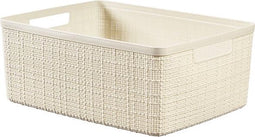 Curver Jute Opbergmand - M - 12 liter - Gebroken wit