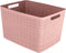Curver Jute Opbergmand - Maat L - 20L - Roze