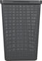 Curver Jute Wasmand met deksel - 58 liter - Donkergrijs