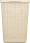Curver Jute Wasmand met deksel - 58L - Gebroken wit