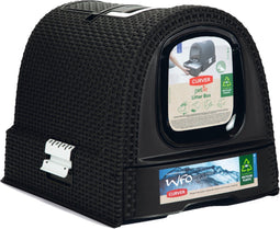 Curver Kattenbak met lade - 51,5x38,5x40cm - Antraciet