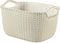 Curver Knit Opbergmand - S - 8L - Vintage wit