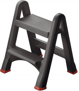 Curver Opstapje Inklapbaar - 49,5x17,2x64cm - Antraciet/rood