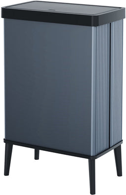 Curver - Prullenbak - Afvalbak 54L - Met poten - gescheiden - Blauw