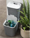 Curver Ready to Collect Prullenbak - 20 liter - Donkergrijs/Lichtgrijs