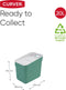 Curver Ready to Collect Prullenbak 20 liter - Groen/Lichtgrijs