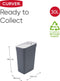 Curver Ready to Collect Prullenbak 30L - Donkergrijs/Lichtgrijs