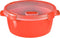 Curver Smart Eco Steamer Magnetronbak Rond - 1.6 liter - Rood