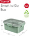 Curver Smart To Go Eco Lunchbox - 1,2 liter + Bestekset + Sauscup - Eco Groen