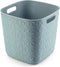 Curver Softex Opbergmand Cube – 15L - Blauwgroen