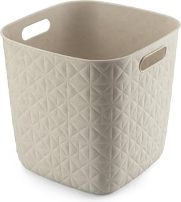 Curver Softex opbergmand Cube - 15L - Krijtwit