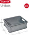 Curver Stapelkrat - Unibox Classic Eco - Medium - 20L - Grijs