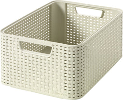 Curver Style Opbergmand - 18 liter - 38,6x28,7x17 cm - Vintage Wit