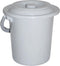 Curver Toiletemmer met deksel - 10L - 31 cm - Lichtgrijs