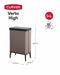 Curver Verto High - Prullenbak 54L - Rose - 44x27x69cm