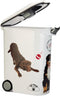 Curver Voedselcontainer Hond - 54L- 20KG - 28x50x61cm - Wit/Grijs