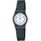 Q&Q VP47J005Y - Horloge - Sport - Analoog - Dames - Vrouwen - Kinderen - Plastic band - Rond - Kunststof - Cijfers - Zwart - Wit - 10 ATM