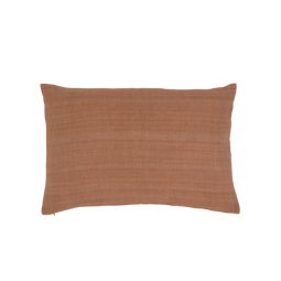 Cushion Almond Natural / Silk / cotton duck