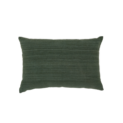 Cushion Beetle Green / Silk / cotton duck