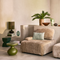 Cushion Corda Laurel Green / 40% Vis / 38% lin / 22% lyocell