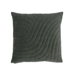 Cushion Kiruto B Beetle Green / Vintage Velvet