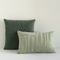 Cushion Kiruto B Beetle Green / Vintage Velvet
