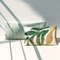 Cushion Refined Brush Green / 100% linen