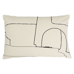 Cushion Yoisho White / Cotton canvas