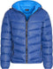 Cappuccino Italia Puffer Jacket - Herenjas met Capuchon - Blauw - Maat S