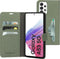 Mobiparts Galaxy A53 (2022) 5G - Classic Wallet Case - Ruimte voor pasjes - Groen