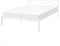 CUSSET - Tweepersoonsbed - Wit - 160 x 200 cm - Metaal