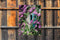 Customize-it - Bloemen luiken 50x70cm Tuinschilderij