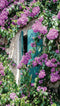 Customize-it - Bloemen luiken 70x130cm Tuinschilderij