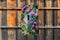 Customize-it - Bloemen luiken 70x130cm Tuinschilderij