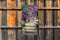 Customize-it - Bloemen trap 70x130cm Tuinschilderij