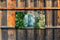 Customize-it - Boog deur 130x70cm Tuinschilderij