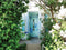 Customize-it - Boog deur 70x50cm Tuinschilderij