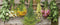 Customize-it - Bosjes kruiden 130x50cm Tuinschilderij