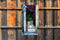 Customize-it - Bougainville steeg 70x130cm Tuinschilderij